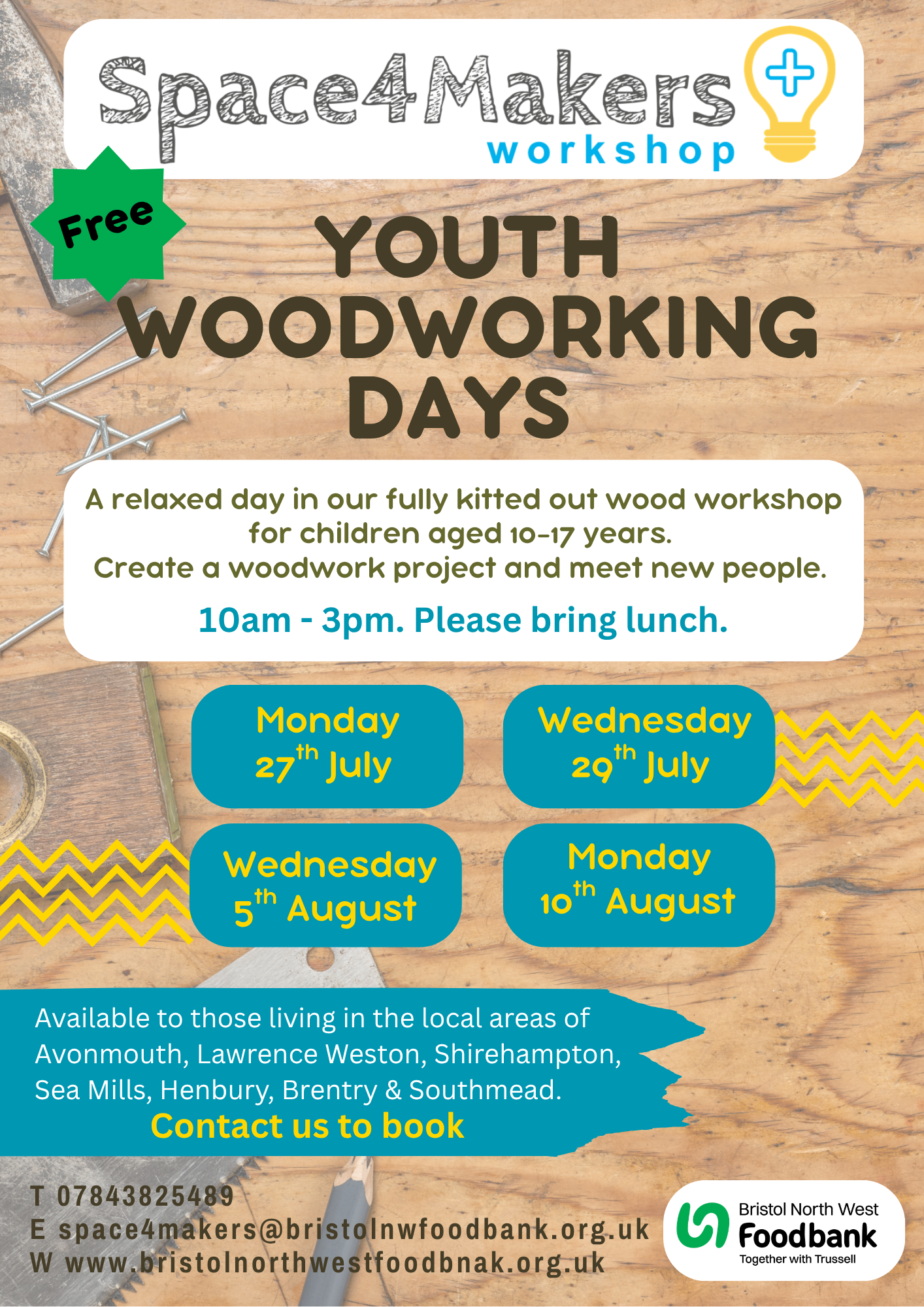 Summer 2026 woodworking poster
